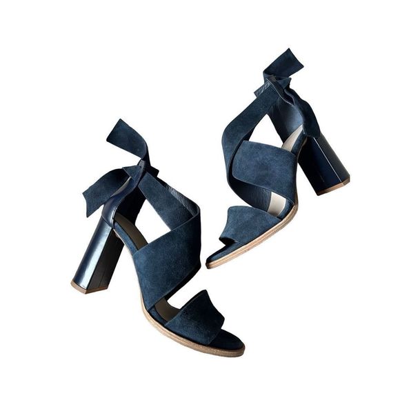 COS Navy Blue Sandals - Picture 4 of 13